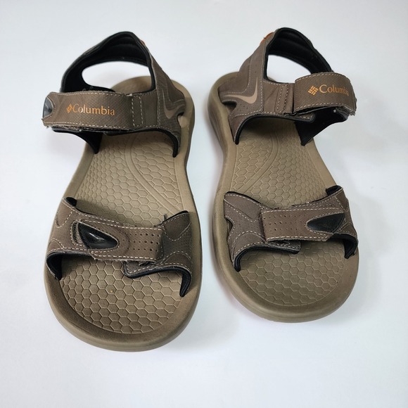 Columbia Other - Columbia Mens Omni-Grip Hiking Sandals Brown BM4511-255 Size 9 Trail Sport